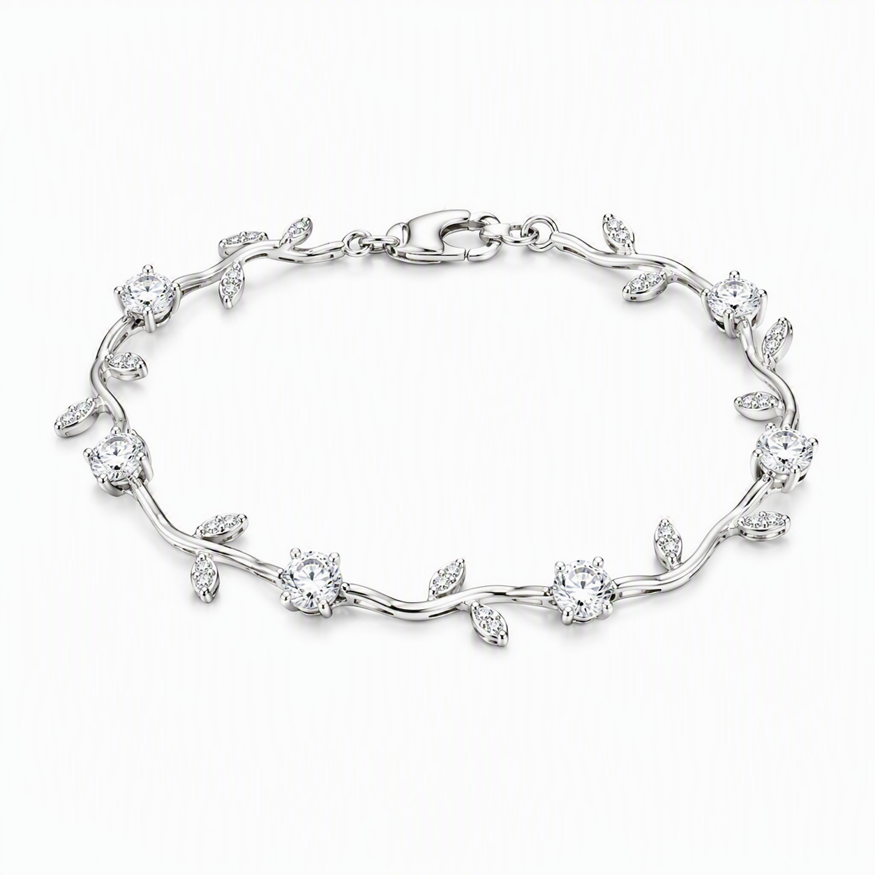 Aeza Clover Bracelet, Anti-Tarnish Gold Jewelry, Waterproof Clover Charm Chain, White Inlay Four-Leaf Clover Bracelet, Stainless Steel Lucky Bracelet, Hypoallergenic Gold Jewelry Gift