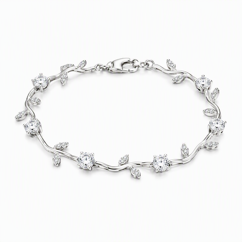 Aeza Clover Bracelet, Anti-Tarnish Gold Jewelry, Waterproof Clover Charm Chain, White Inlay Four-Leaf Clover Bracelet, Stainless Steel Lucky Bracelet, Hypoallergenic Gold Jewelry Gift
