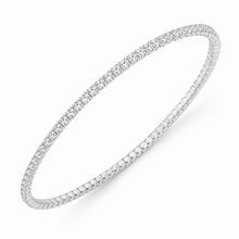 Aeza Stretchable Tennis Bracelet for Women | Sparkling Cubic Zirconia CZ Bracelet | Flexible Stretch Bracelet for Daily Wear, Party & Special Occasions