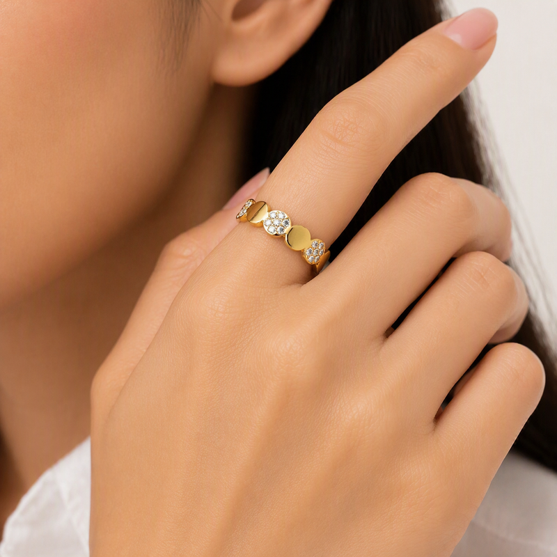 Crystal Heart Ring for Women